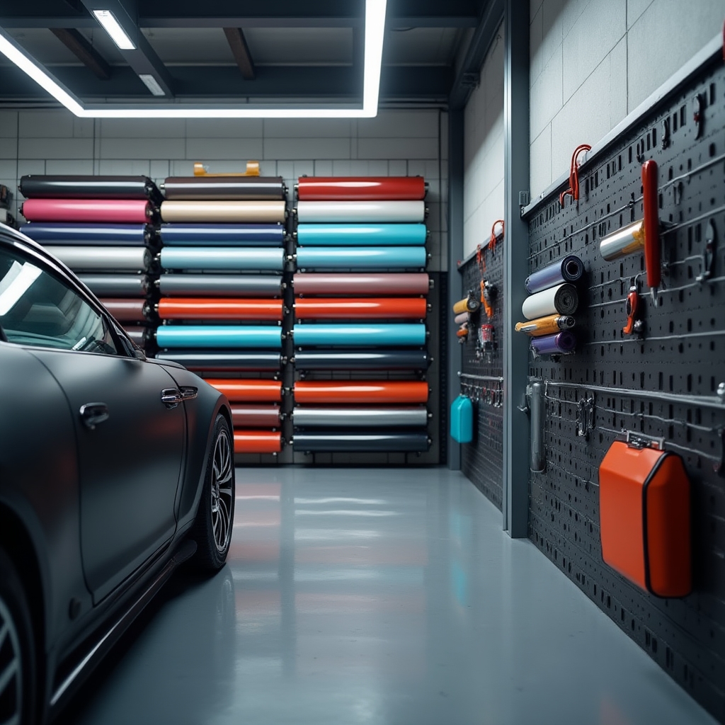 Интерьер бокса Noralox с профессиональным освещением